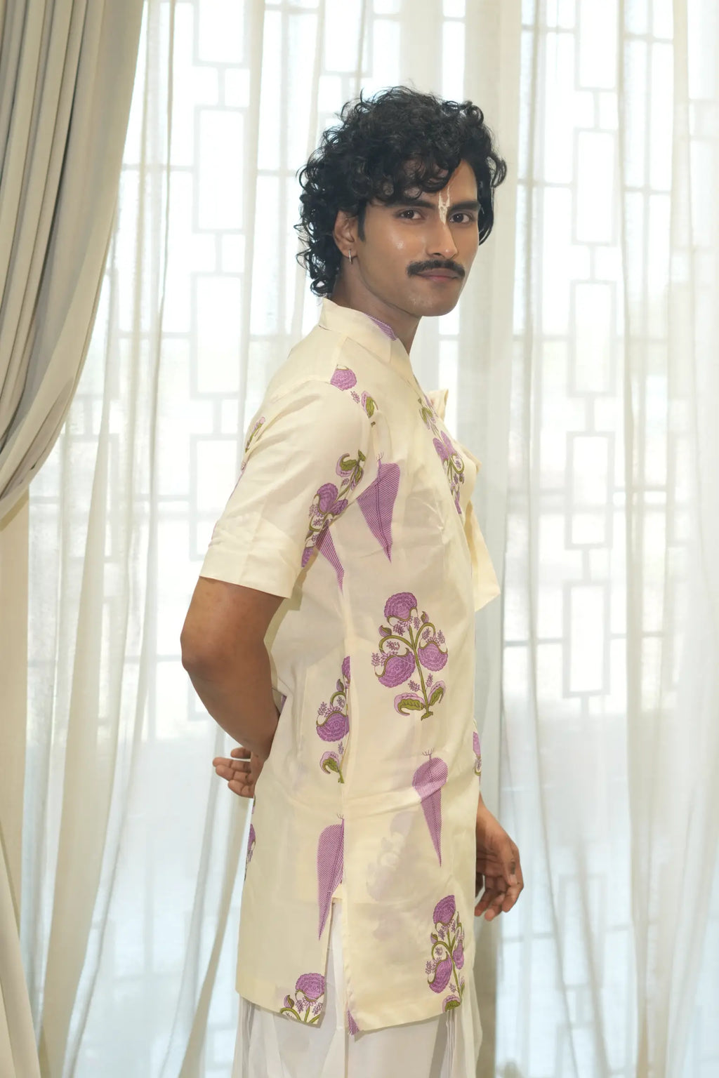 Kutumb Phool Raas - Mens Bagalbandi And Dhoti Set