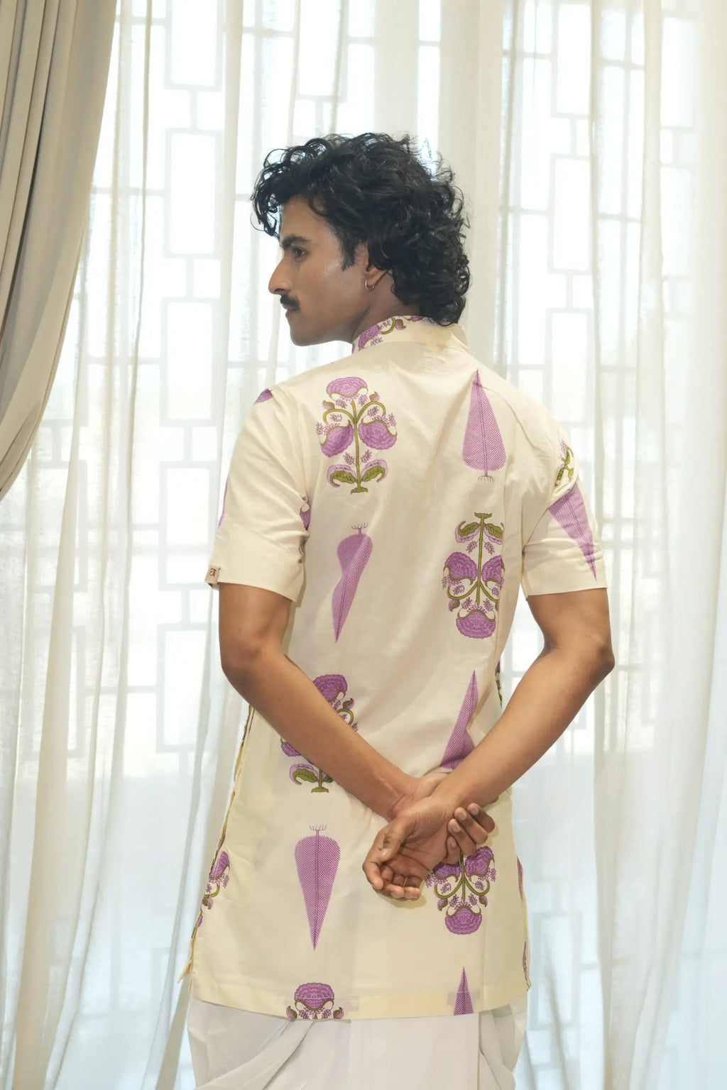 Kutumb Phool Raas - Mens Bagalbandi And Dhoti Set