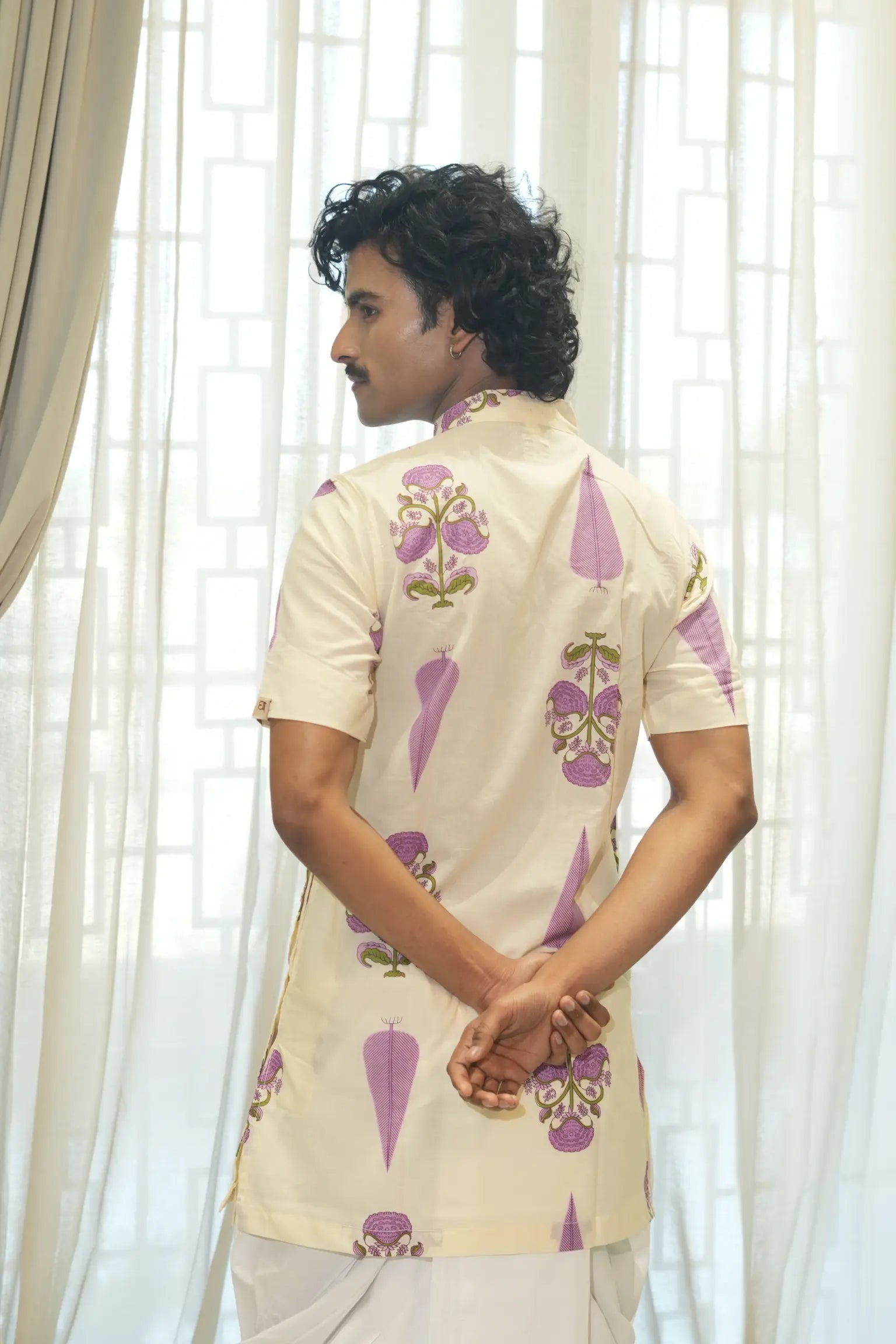 Kutumb Phool Raas - Mens Bagalbandi And Dhoti Set