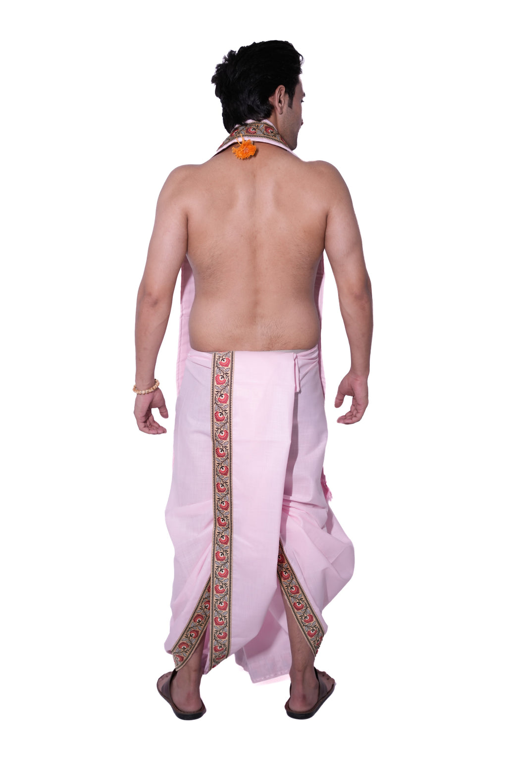 Dhoti and dupatta set - Anurag pink