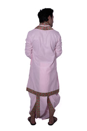 Anurag Border Bagalbandhi Set - Pink