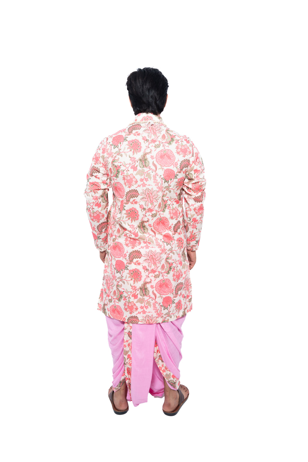 Kishori Bagalabandhi and Dhoti Set- Pink